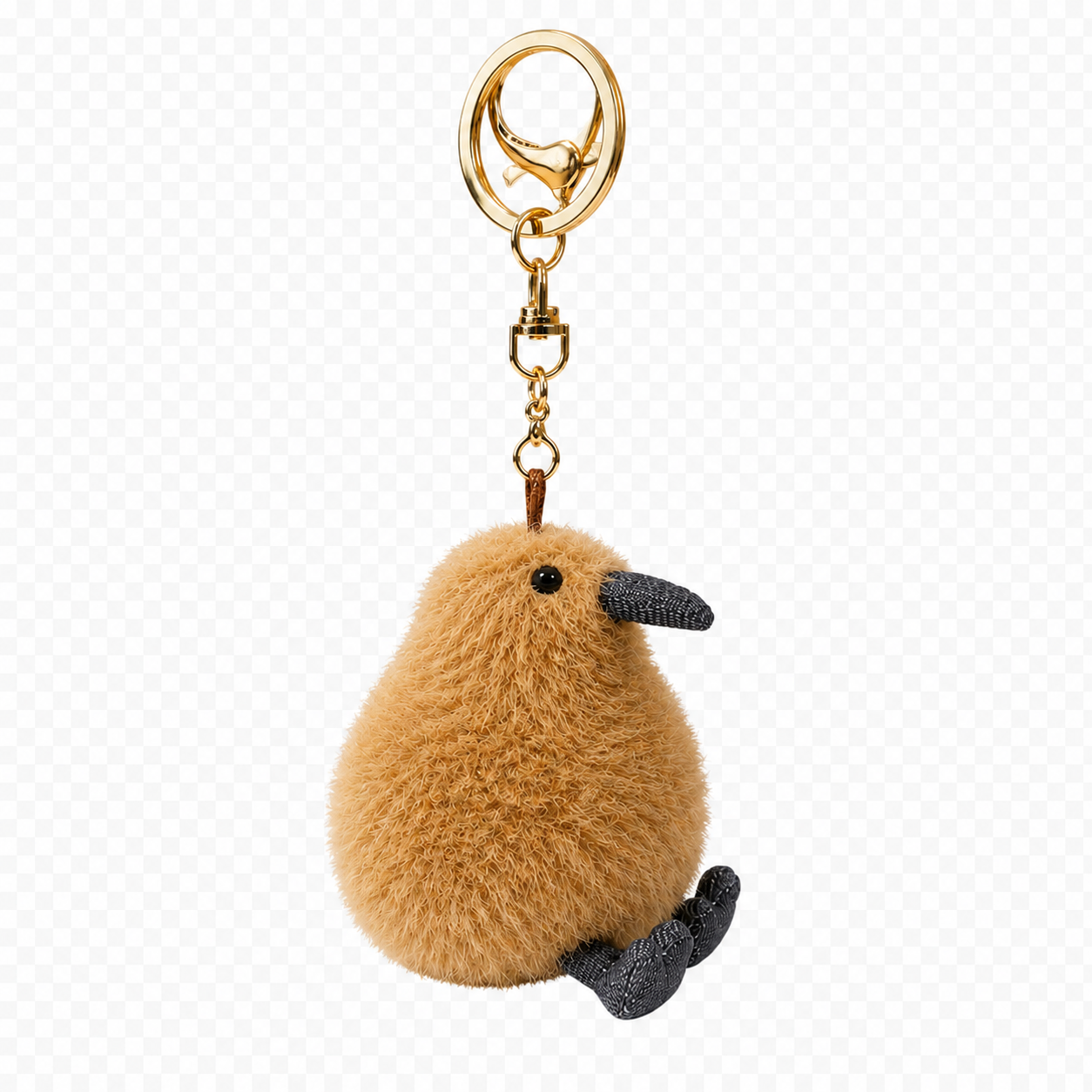 Koko the Kiwi Bag Charm - Brown