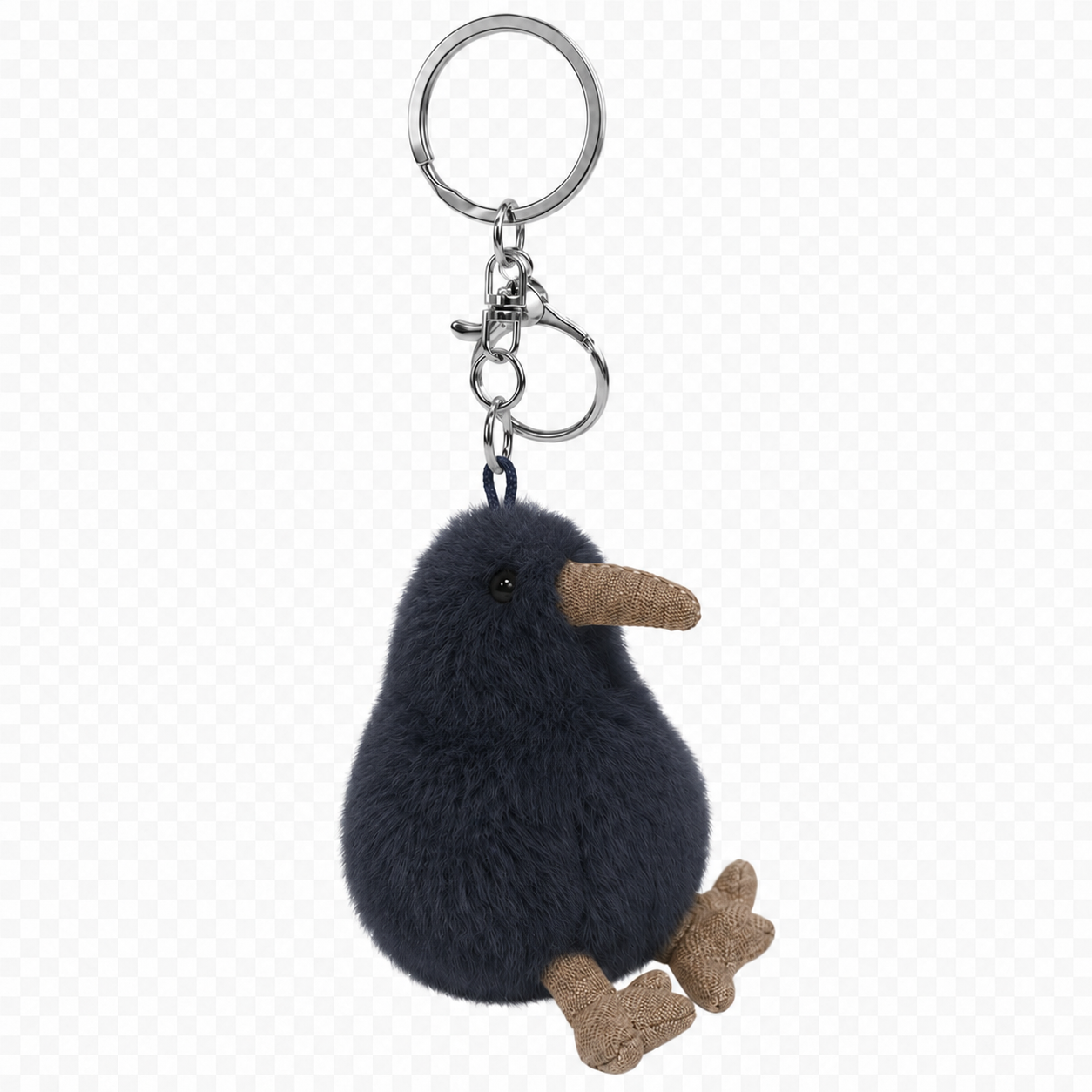 Koko the Kiwi Bag Charm - Slate