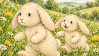 Flopsy and Littlefoot: Sisters in the Meadow